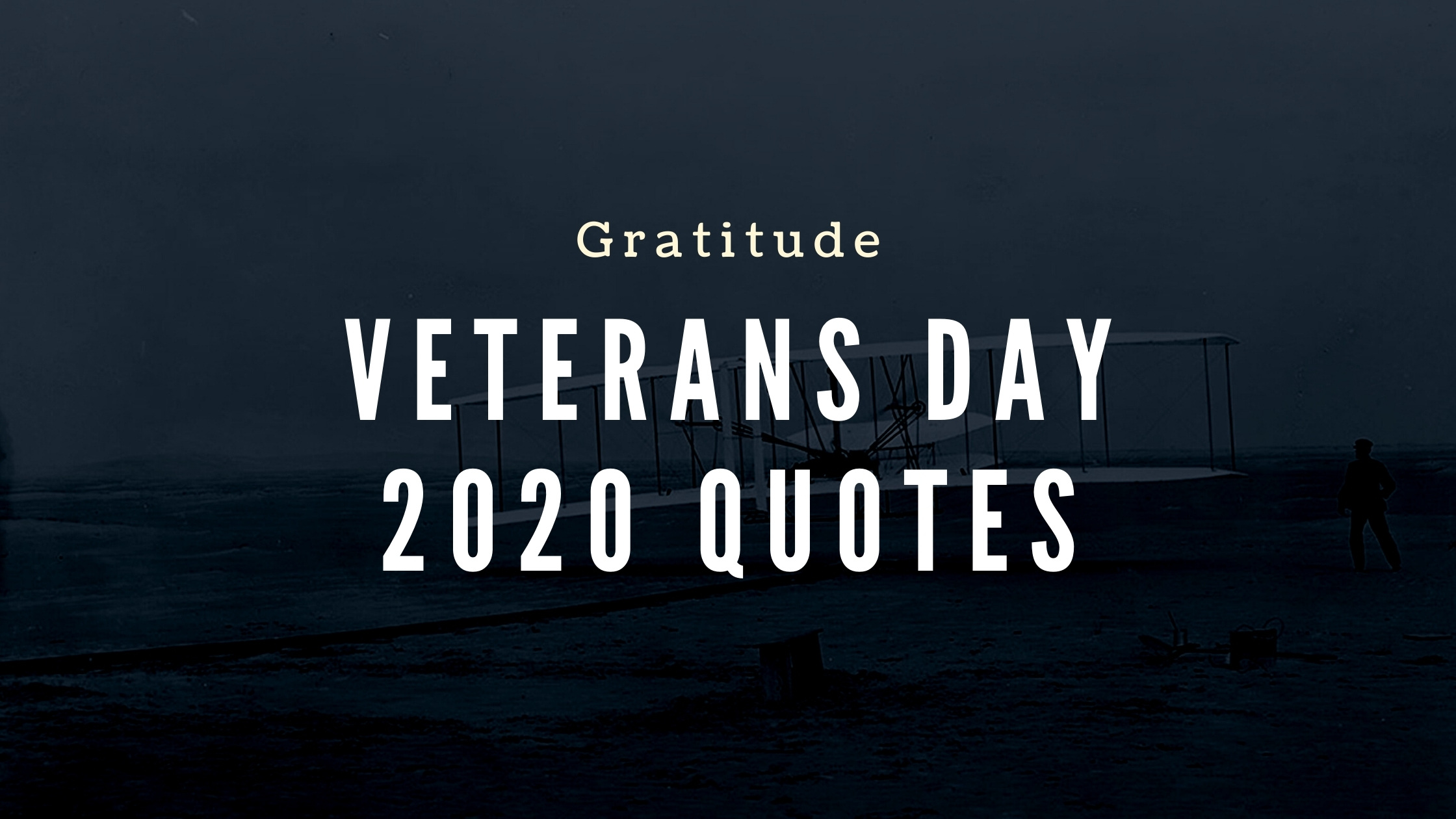 Veterans Day 2020 Quotes -Thoughts of Gratitude